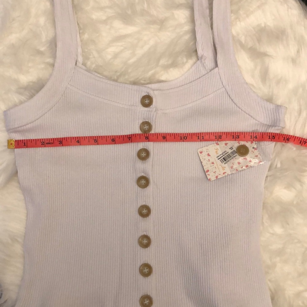 NWT Free People Ribbed Button Front Closure/Button - Picture 11 of 12